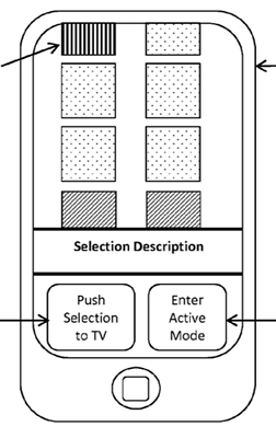 Apple TV remote patent