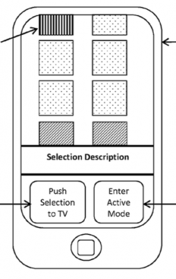 Apple TV remote patent