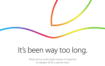 Apple iPad conferentie 16 oktober