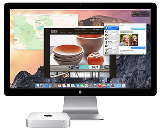Mac mini 2014 scherm