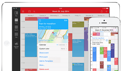 Week Calendar iPhone iPad iOS 8 support