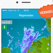 Weerplaza iPhone vernieuwde regenradar