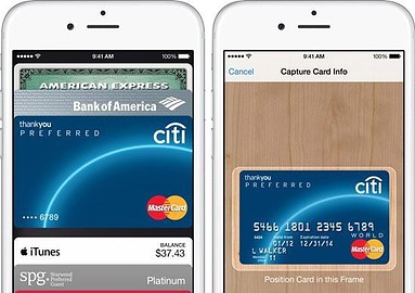 apple pay creditcard scan