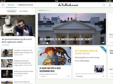 de Volkskrant iPad review hoofdpagina 640