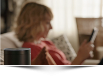 Amazon Echo Siri-assitent met speaker