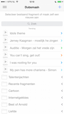 Dubsmash iPhone trending geluiden