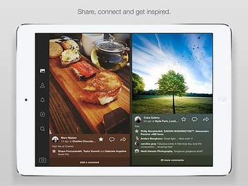 Flickr iPad nieuwe interface