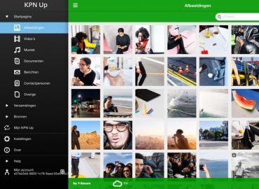 KPN Up cloudopslag app iPad