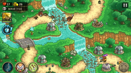 Kingdom Rush iPhone iPad groen