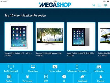 Megashop iPad