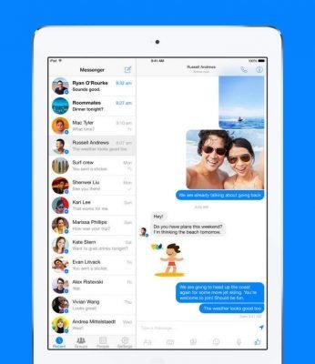 Messenger iPad