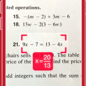 PhotoMath iPhone app formule scannen icon