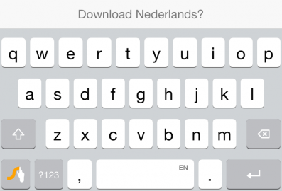 Swype Nederlands