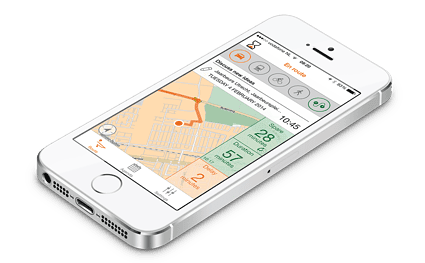 TimesUpp iPhone reistijd file alarm