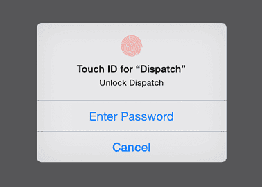 Touch ID Dispatch