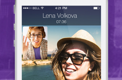 Viber videochat iPhone