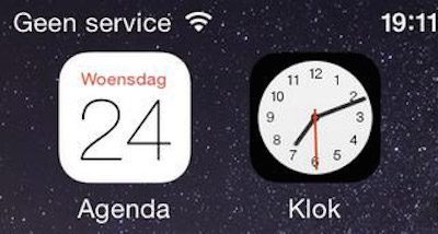 Geen service featured