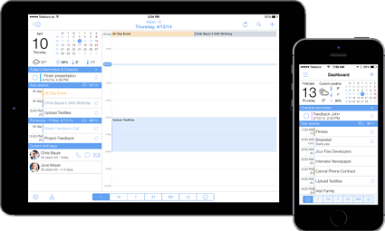 miCal iPhone iPad agenda-app