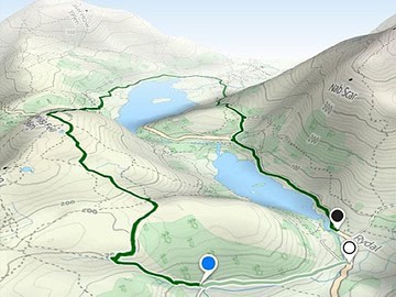 Maps 3D offline kaartenapp routes plannen