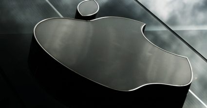 apple logo liggend