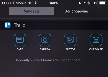 Trello widget