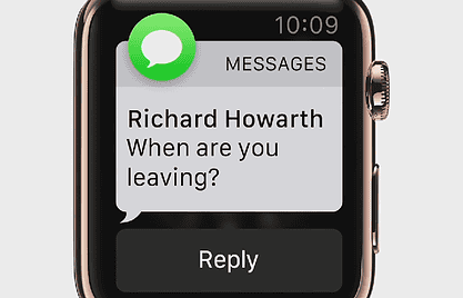 Apple Watch notificatie