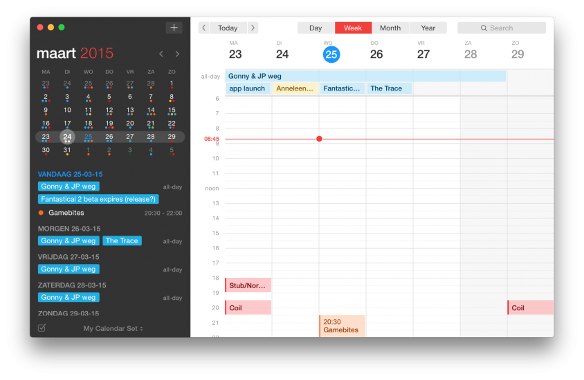 Fantastical 2 Mac app