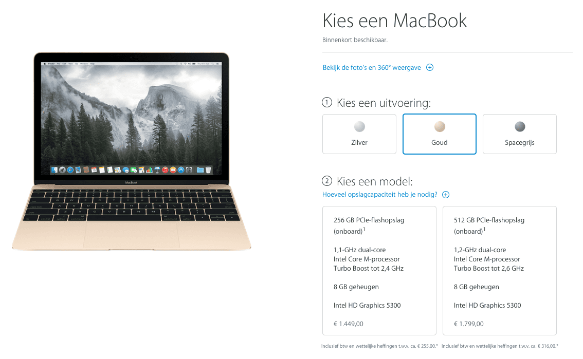 MacBook Prijs NL