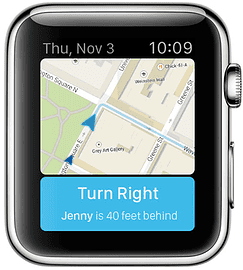 Apple Watch Kaarten app