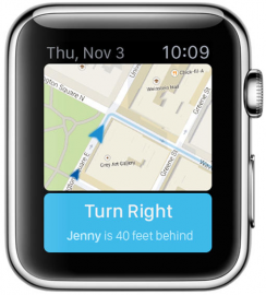 Apple Watch Kaarten app