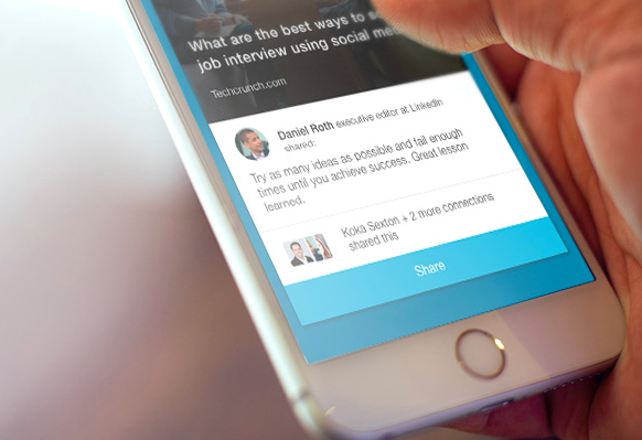 LinkedIn Elevate iPhone