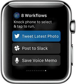 Workflow Apple Watch 2