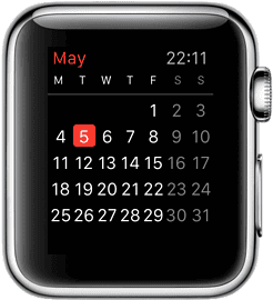 Apple Watch: Agenda-app
