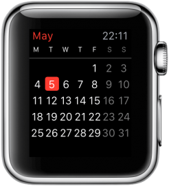 Apple Watch: Agenda-app