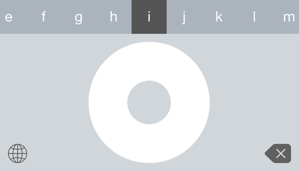 click wheel keyboard