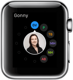 Apple Watch: contacten