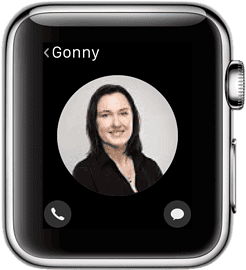 Apple Watch: contacten