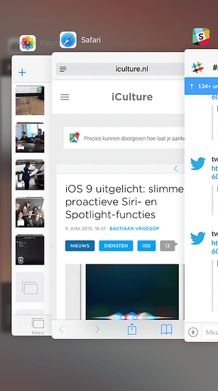 Multitasking iOS 9