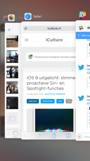 Multitasking iOS 9