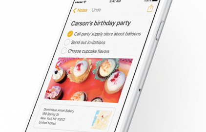 Notities iOS 9
