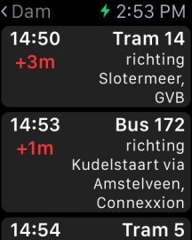 Bus & Trein Apple Watch 2