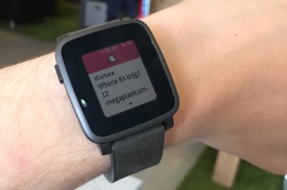 Pebble Time Steel pols