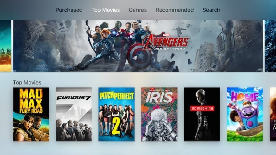 Apple TV UI