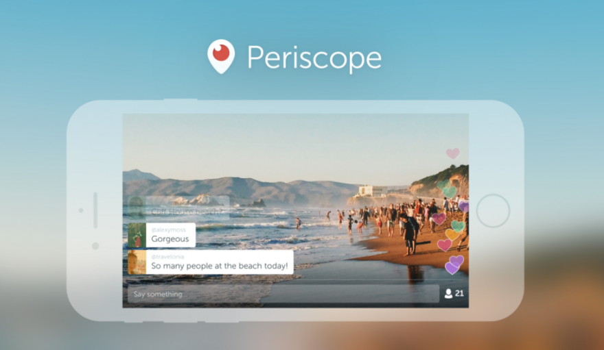 Periscope-landschapmodus