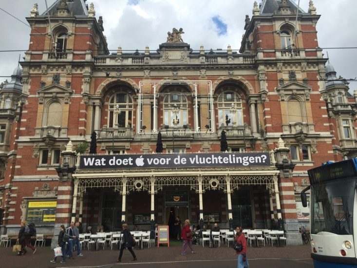 Spandoek-leidse-plein