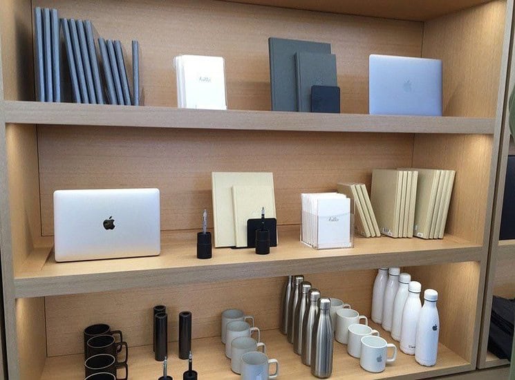 Apple Company Store merchandise.