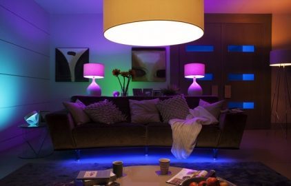 Philips Hue in de woonkamer