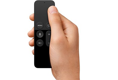 Siri Remote voor Apple TV 4, touchbediening.