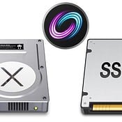 Fusion Drive: combinatie van harde schijf en SSD.