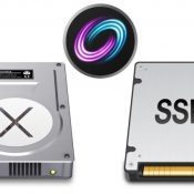 Fusion Drive: combinatie van harde schijf en SSD.